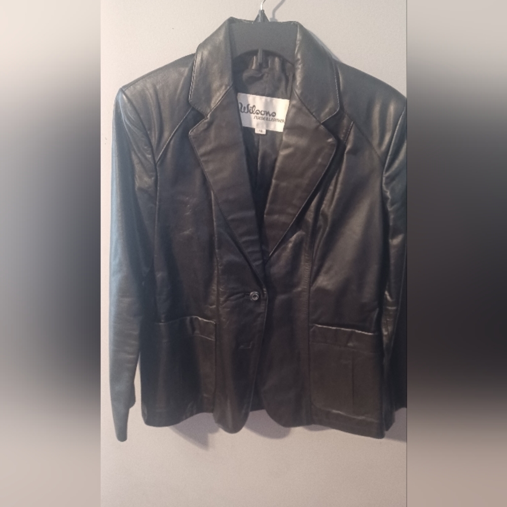 Vintage Wilson Leather blazer jacket.